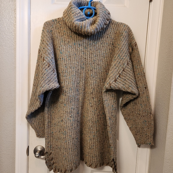 QPS vintage wool blend tunic sweater size M - Picture 1 of 6